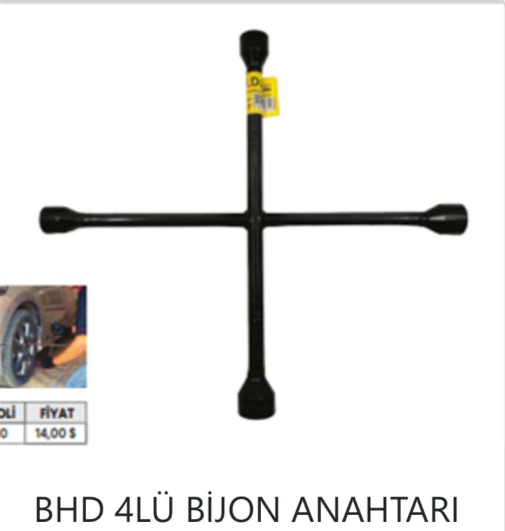  BHD 4'lü Bijon Anahtarı   