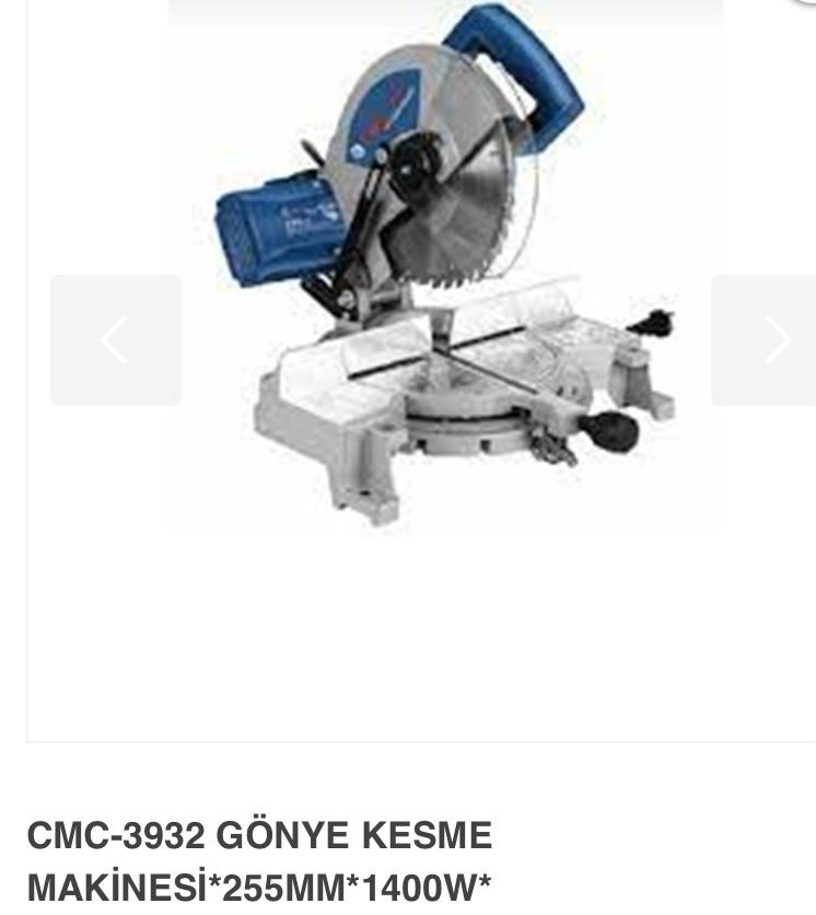  CMC-3932 GÖNYE KESME MAKİNESİ *255MM*1400W* 