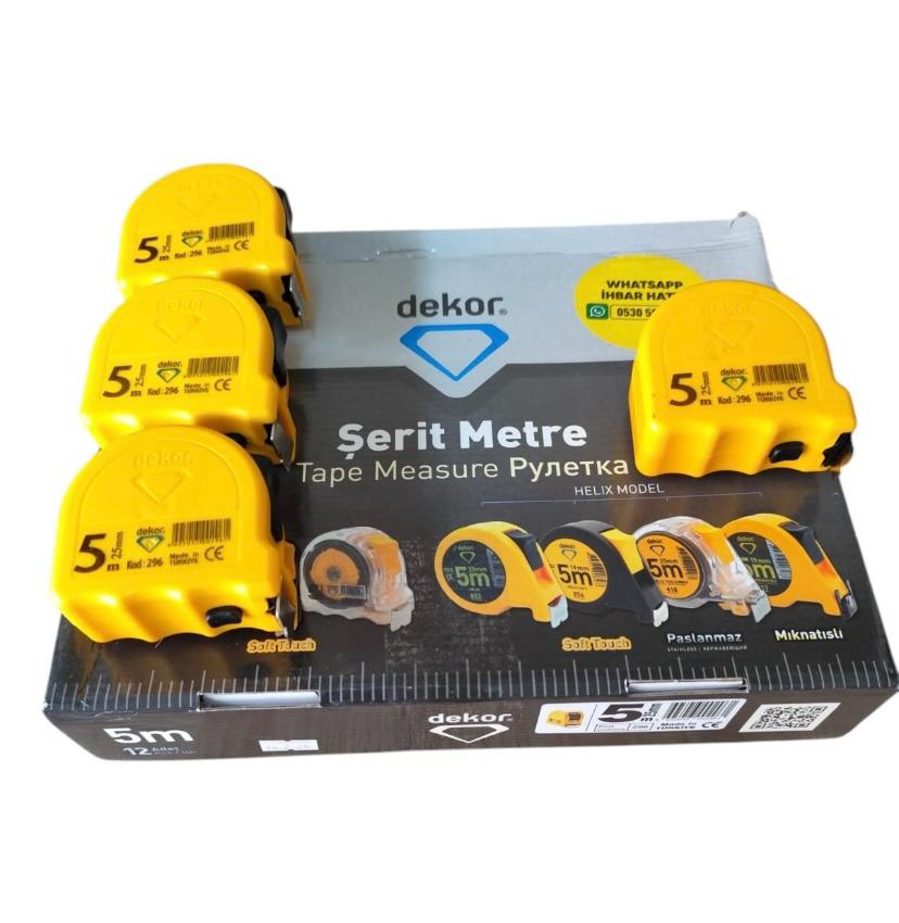 DEKOR Şerit Metre 5 Metre